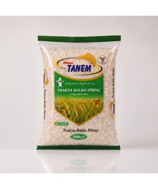 2500 gr Trakya Baldo Pirinç - İpsala Tanem