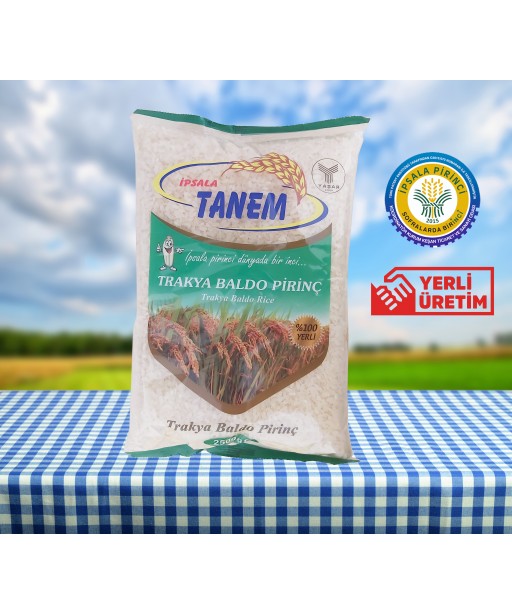 2500 gr Trakya Baldo Pirinç - İpsala Tanem