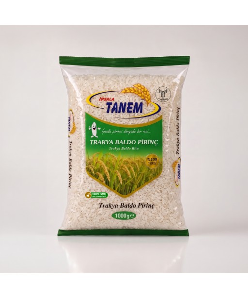 1000 gr Trakya Baldo Pirinç - İpsala Tanem